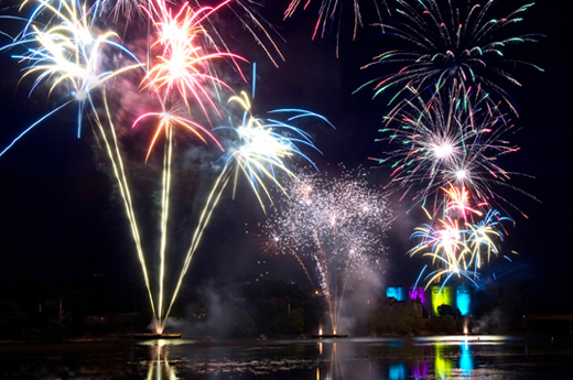 Feu d’artifice à Angers