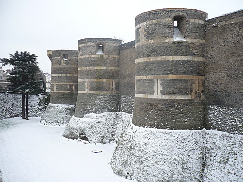 Premières neiges sur Angers